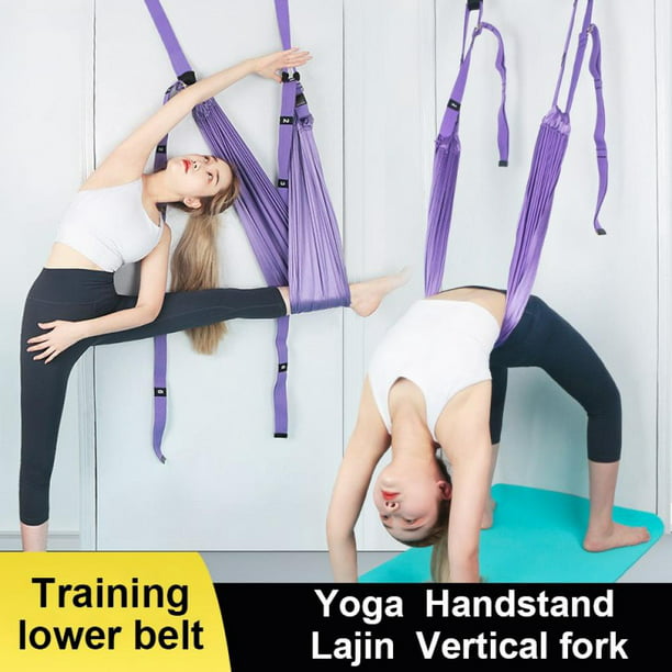 Yoga Stretch Strap Fitness Yoga Belt Stretch Rope Exercise Hammock Webbing 